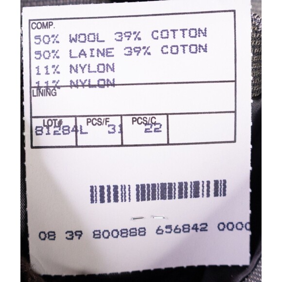 Calvin Klein Sport Coat Three Button Sz 44L Cotton/Wool Jacket Blazer USA Made - Picture 10 of 16